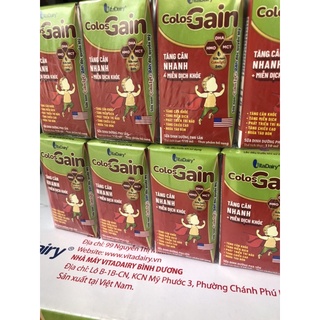 Thùng 48 hộp sữa bột pha sẵn Colosgain 110ml - DATE 2026
