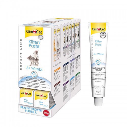 Gel dinh dưỡng bổ sung canxi dành cho mèo con Gimcat Kitten Paste 50g - Mixo Pet Town