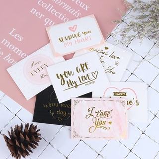 Thiệp chúc mừng dạng gấp dập nổi mạ đồng họa tiết hoa văn dùng để gửi lời nhắn mừng lễ/sinh nhật/cảm ơn/lời chúc phúc