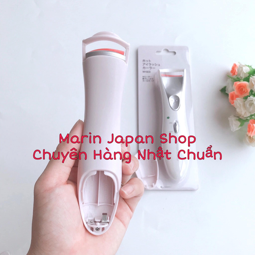 (Hàng Nhật ) Máy bấm cong mi bằng nhiệt nóng lên Heated Eyelash Curler  hàng nội địa Nhật Bản