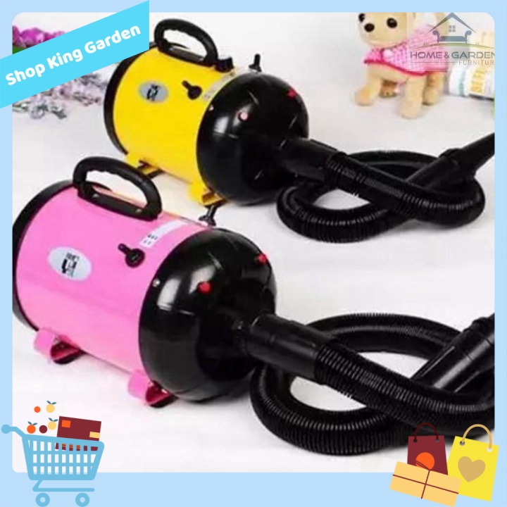Máy sấy lông chuyên dụng cho chó mèo 2400w - Tặng kèm găng tay ,sữa tắm chó , khăn , ếm, lược chải lông!! - King's Garde