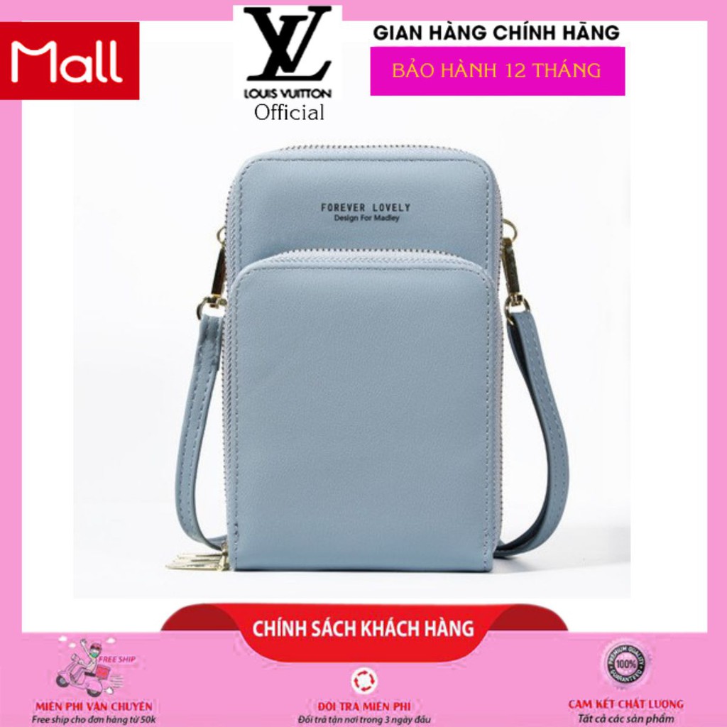 Túi xách nữ, túi đeo chéo mini đựng điện thoại nhỏ gọn, nhiều ngăn, 2 dây đeo tiện lợi