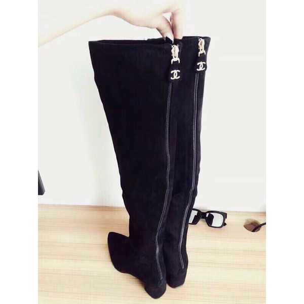 Boot đùi da lộn hot hit