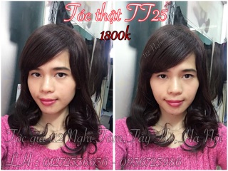 Tóc bộ nguyên đầu làm từ tóc thật