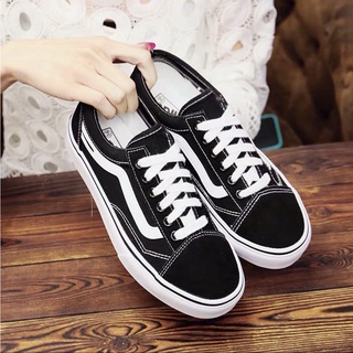 Giày Old Skool, Giày thể thao NEEDUS buộc dây Nam Nữ Full Box dáng basic