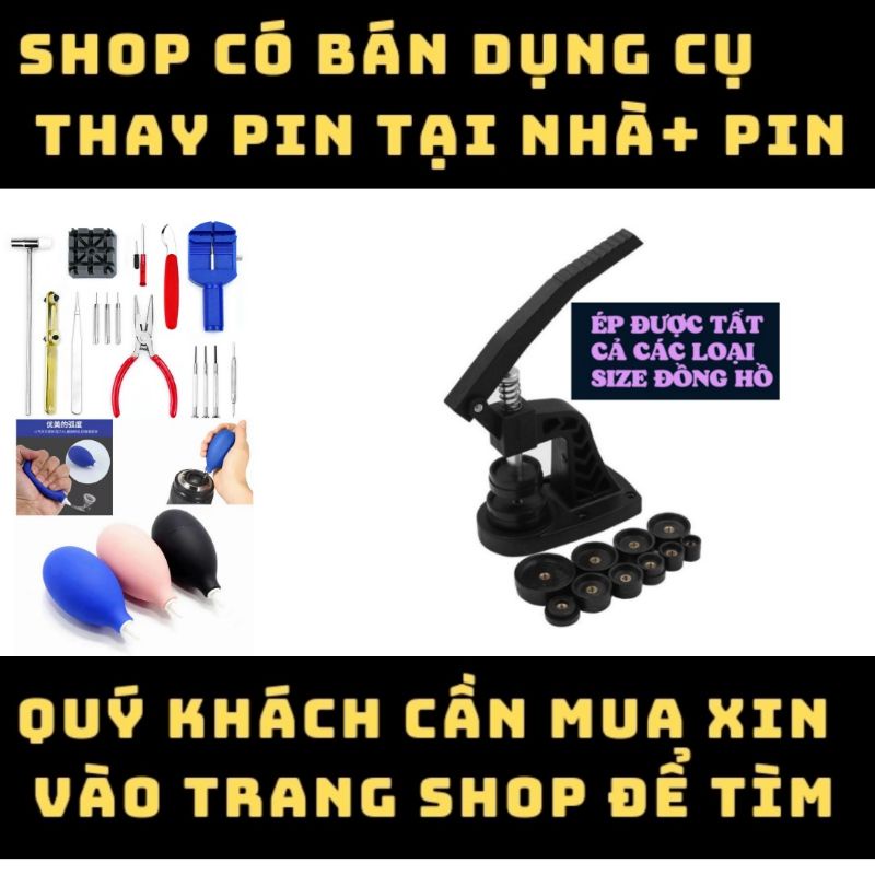 Dụng cụ ép đáy đồng hồ đeo tay , đóng nắp , ép kính đồng hồ tiện lợi