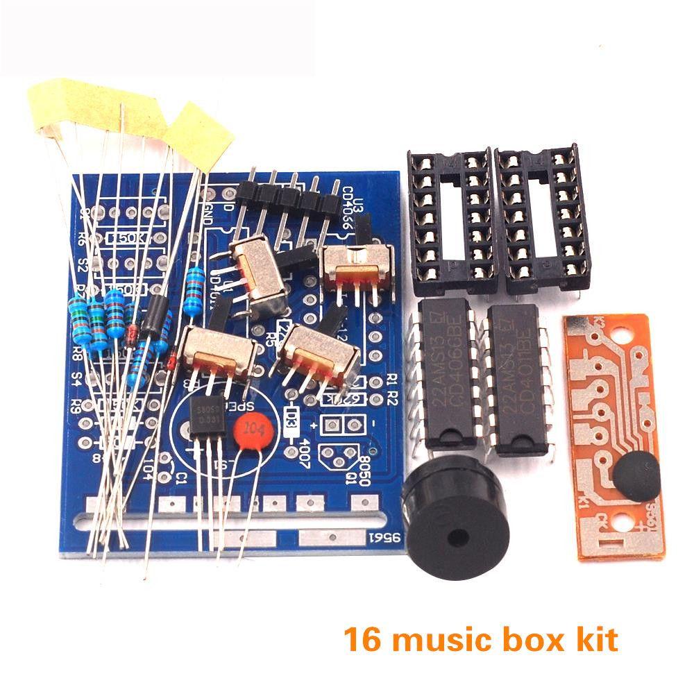 Bảng Mạch Âm Nhạc 16 Nút 16 Tông Tự Làm