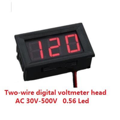 Đồng hồ đo vôn kế AC 30V-500V 0.56 led đỏ