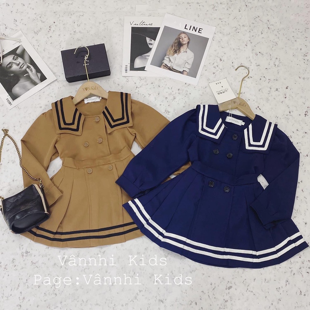 Set váy thủy thủ VN bé gái