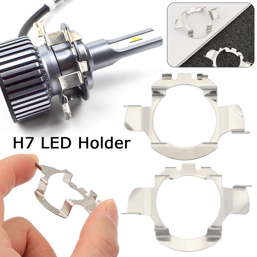 MAYSHOW Giá Đỡ Đèn Pha LED H7 Cho Benz BMW Audi VW Buick