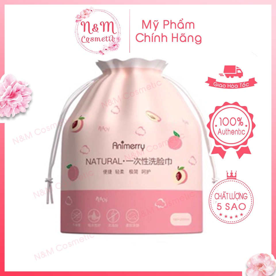 Khăn Mặt Khô dùng 1 lần,Cuộn tẩy trang, lau khô, lau ướt giấy cotton lau mặt dùng một lần Animerry nội địa Trung | BigBuy360 - bigbuy360.vn