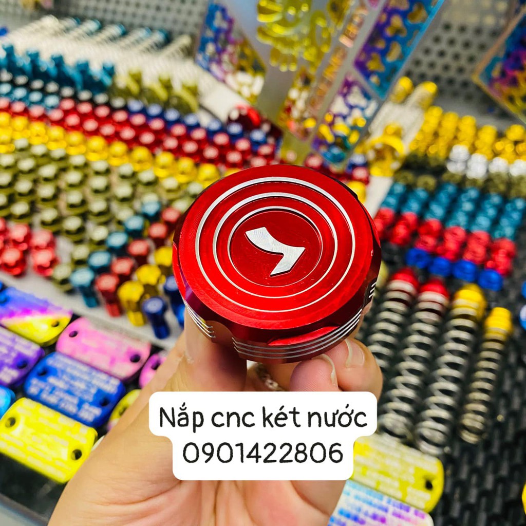 Nắp cnc két nước thay thế nắp zin xe