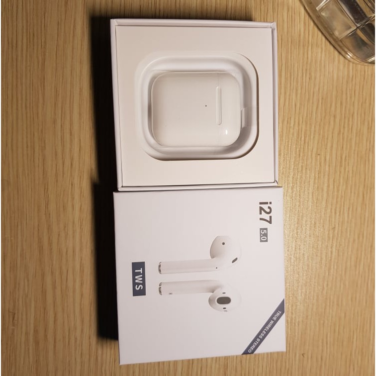 Tai nghe i27,Tai nghe bluetooth airpods i27 chuẩn bluetooth 5.0,sạc không dây,cảm ứng trong tai,tai nghe bluetooth i27