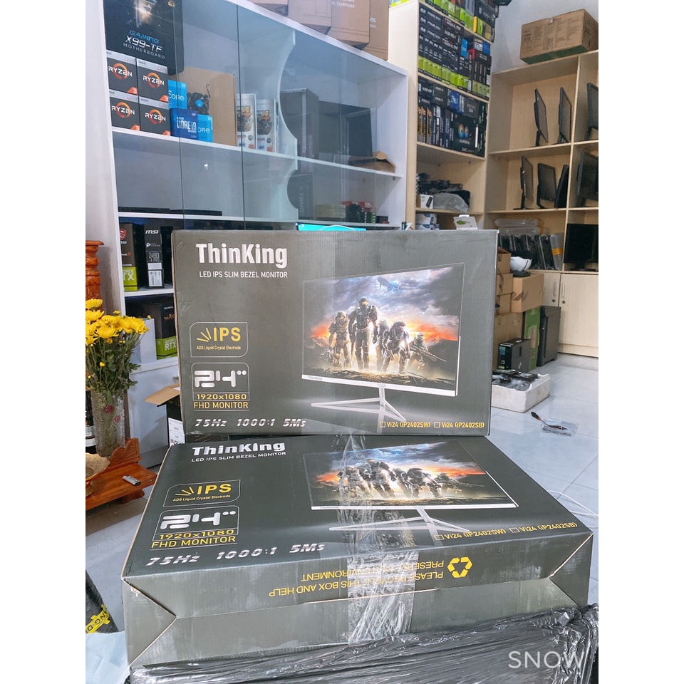 Màn hình IPS VSP ThinKing Infinity 27 inch 24inch 22inch NEW BH 24T full viền FHD 75Hz Gaming Chính Hãng