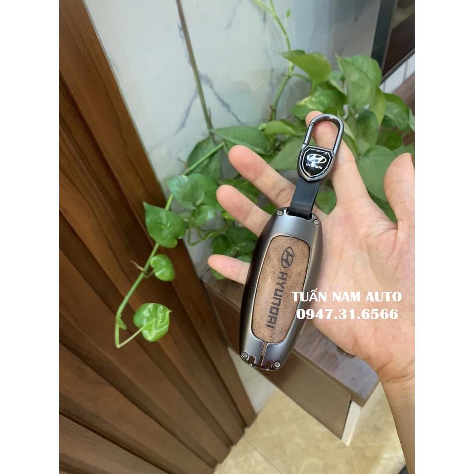 Bọc chìa khóa Hyundai Tucson 2023 & Santafe 2021 2022 2023 loại 4 Nút Mẫu Hot trend