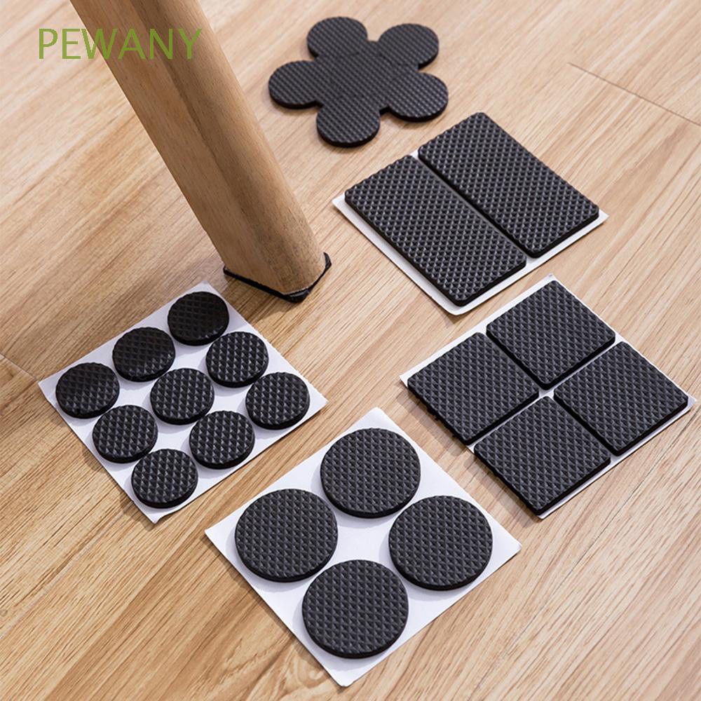 Set 1 / 2 / 12 / 30 Miếng Dán Chân Bàn Ghế Bằng Cao Su Tự Dính Chống Trượt Nhiều Màu