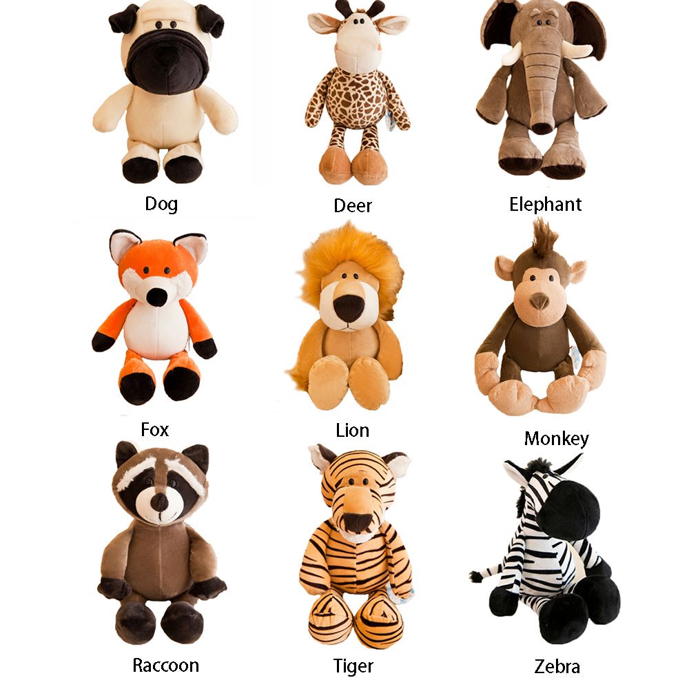 Đồ chơi nhồi bông hình động vật mềm mại dễ thương cho trẻ