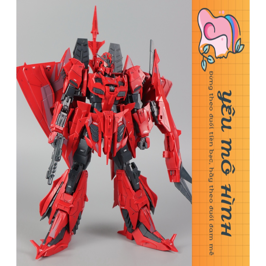 Gundam MG Zeta III Red Snake Tặng kèm Decal nước và Base trưng bày Gundam