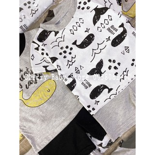 Set 2 bộ bé trai chick pea