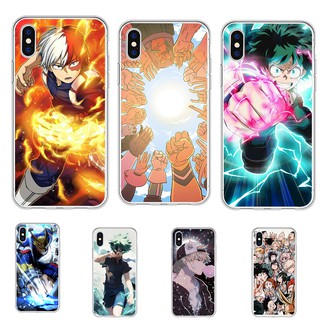 Dành Cho IPhone 6 6S 7 8 X XS MAX XR Plus My Hero Academia Vỏ Điện Thoại TPU