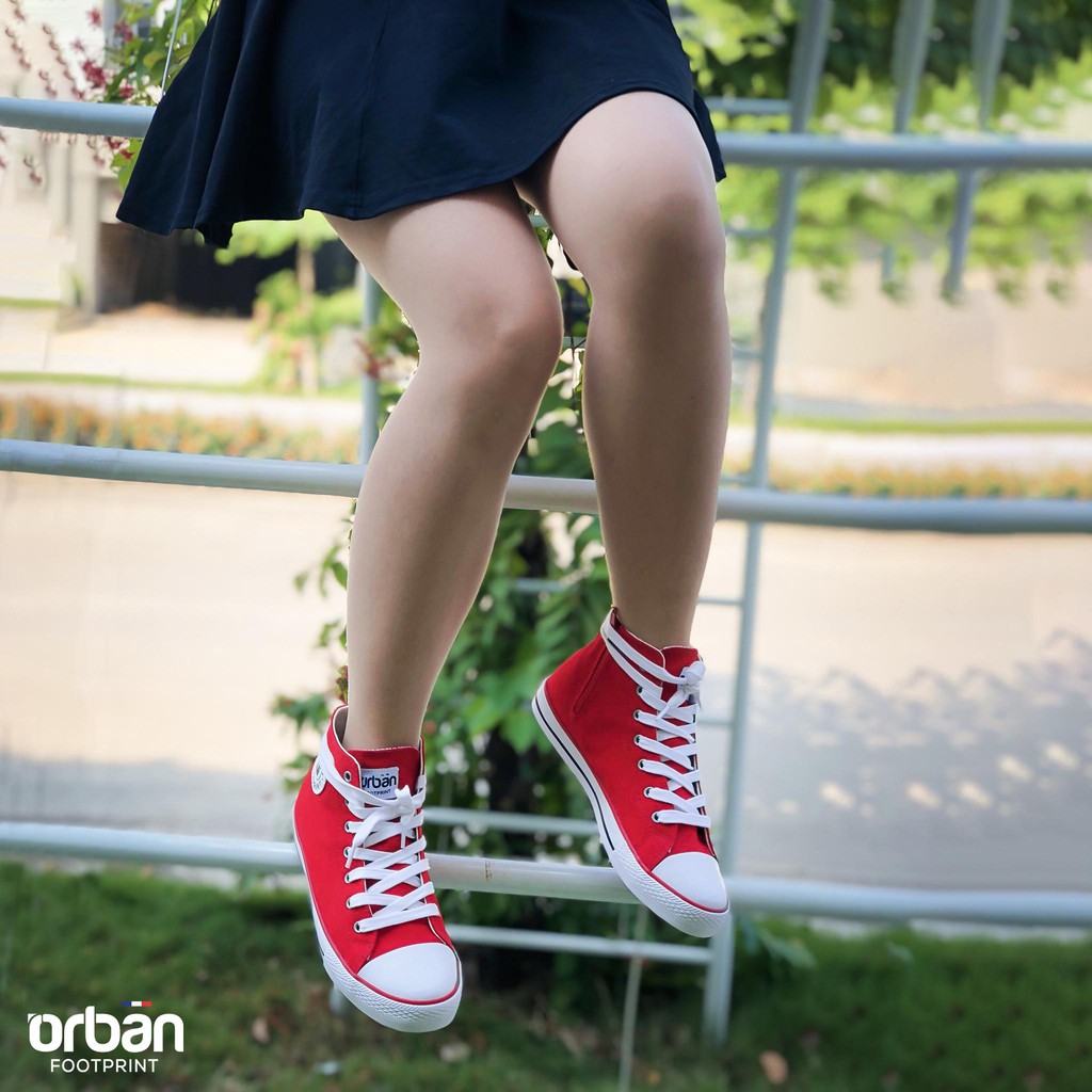 Giày sneaker nữ Urban UM1718 đỏ