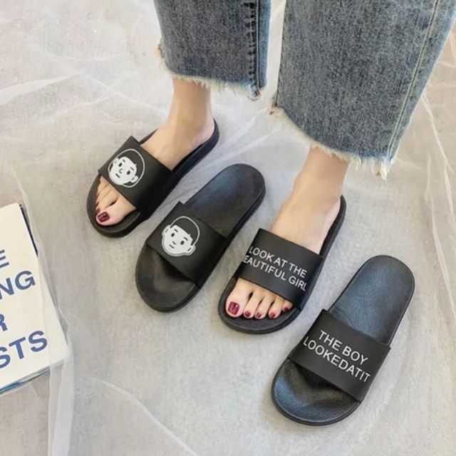 Dép Ulzzang Boy Girl giá rẻ siêu êm - size unisex (TĂNG 1 SIZE)