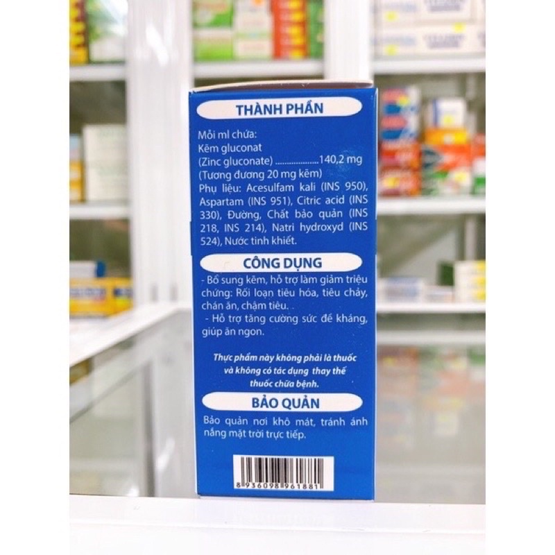 Nhỏ giọt NovoZinc Drops – Giúp bổ sung kẽm hữu cơ, giảm biếng ăn, tiêu chảy và rối loạn tiêu hóa, tăng hấp thu Novo ZinC