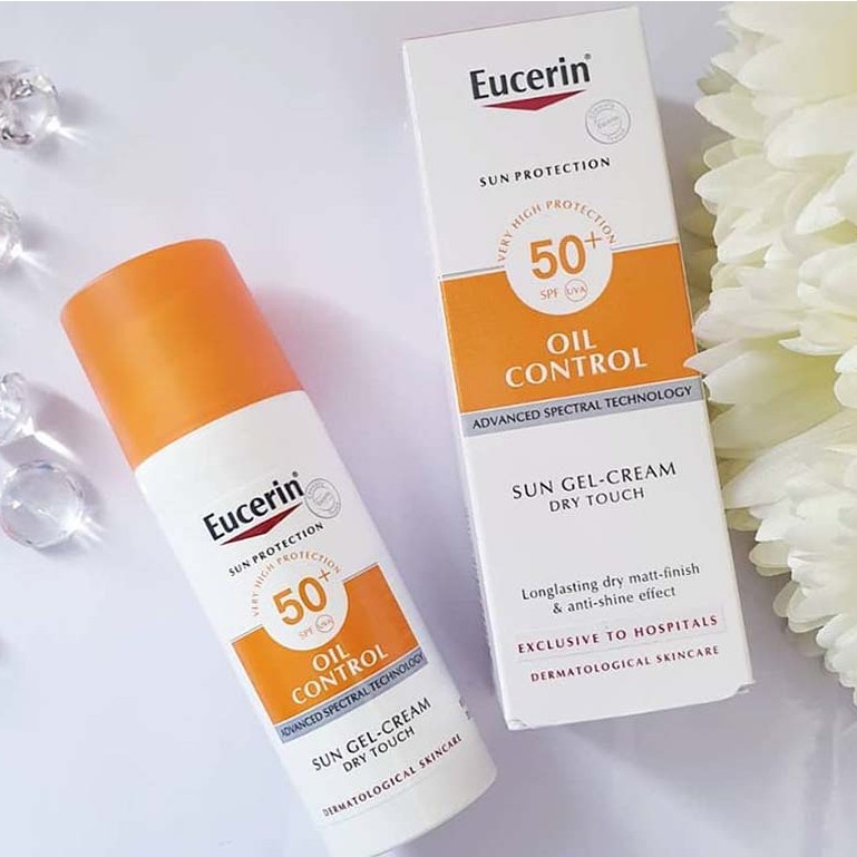 Eucerin Sun Gel-Creme Oil Control Dry Touch SPF 50+ - Kem Chống Nắng Kiểm Soát Nhờn 50ml | BigBuy360 - bigbuy360.vn