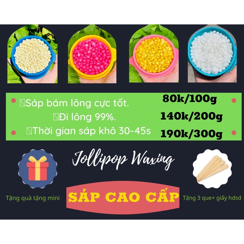 Sáp Wax Hạt Nhũ HỒNG-VÀNG