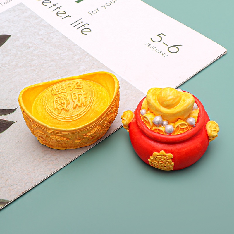 Khuôn Silicone Làm Nến Thơm Hình Quả Bắp Cà Rồng Vàng