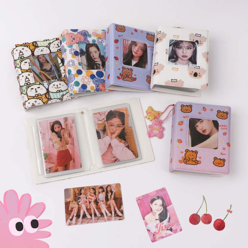 Album Ảnh 3 inch Dạng Nhám Hình Gấu Kpop