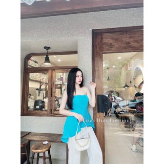 Áo hai dây dập ly pelum tiểu thư