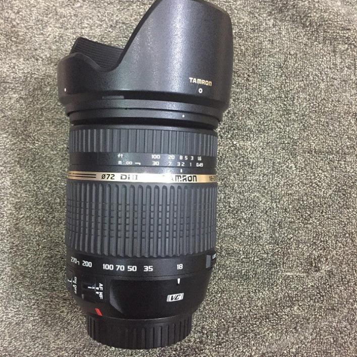 [Shoppe trợ giá ] Ống kính Tamron 18-270f3.5-5.6 VC Macro cho máy Canon Crop