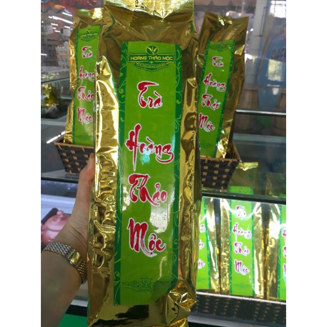 500g Trà Hoàng Thảo Mộc - 2 TẶNG 1 gói 200g, hỗ trợ thanh nhiệt giải độc mát gan, giúp ngủ ngon, ổn định đường huyết