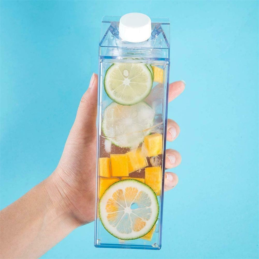Bình Nhựa Đựng Sữa 500ml / 1000ml Thiết Kế Đơn Giản Tiện Dụng