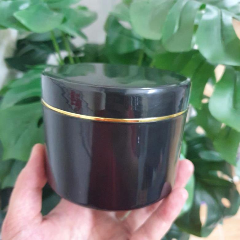 Hũ đựng kem body đen 150g, 200g, 300g chiết mỹ phẩm
