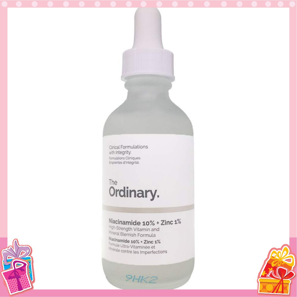 Tinh chất Niacinamide 10% + Zinc 1% - The Ordinary Chuẩn Chính Hãng