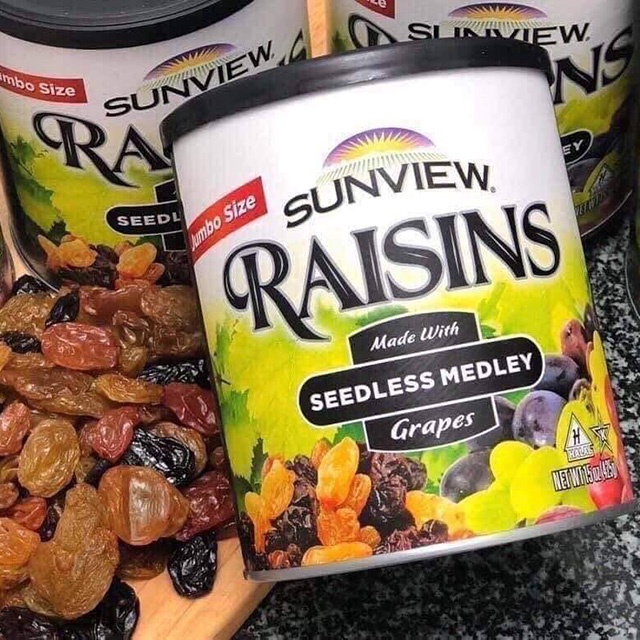 Nho Khô Sunview Raisins Vị Hỗn Hợp 425g - Chính Hãng Mỹ