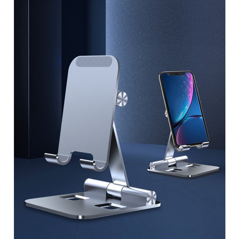 Giá đỡ điện thoại, máy tính bảng, ipad M54 từ 4 inch - 12,9 inch chắc chắn, điều chỉnh độ cao, gấp gọn.
