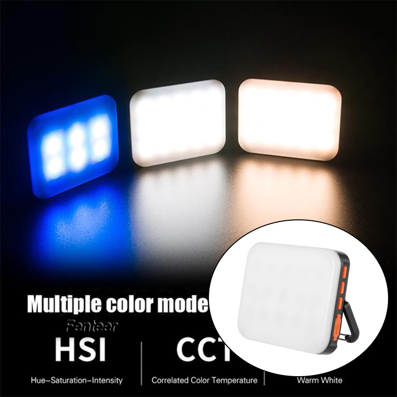 Đèn LED RGB Mini 3200K6500K Hỗ Trợ Ánh Sáng Khi Quay Video / Chụp Ảnh