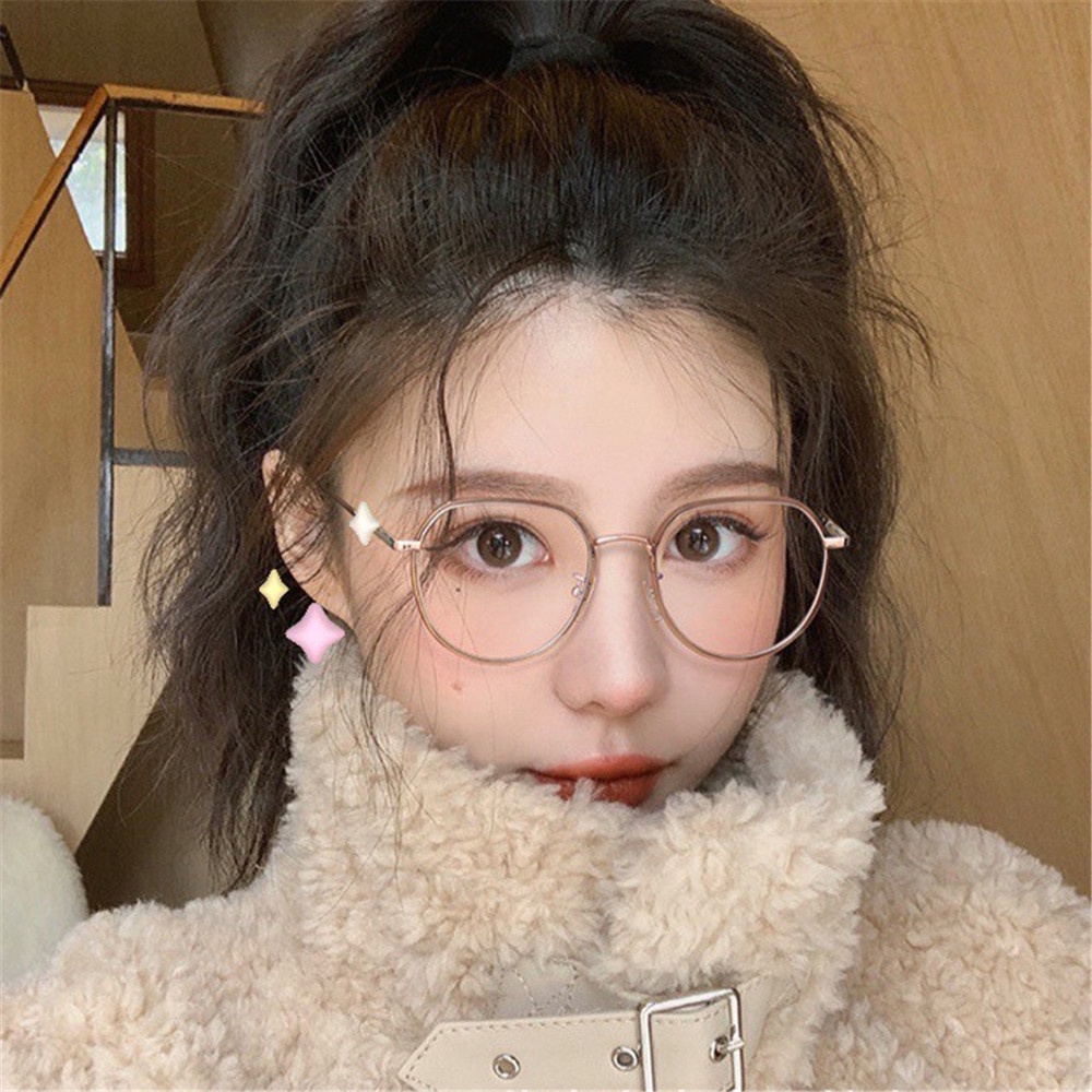 Mắt Kính Chống Ánh Sáng Xanh Thời Trang Hàn Quốc Cho Nữ