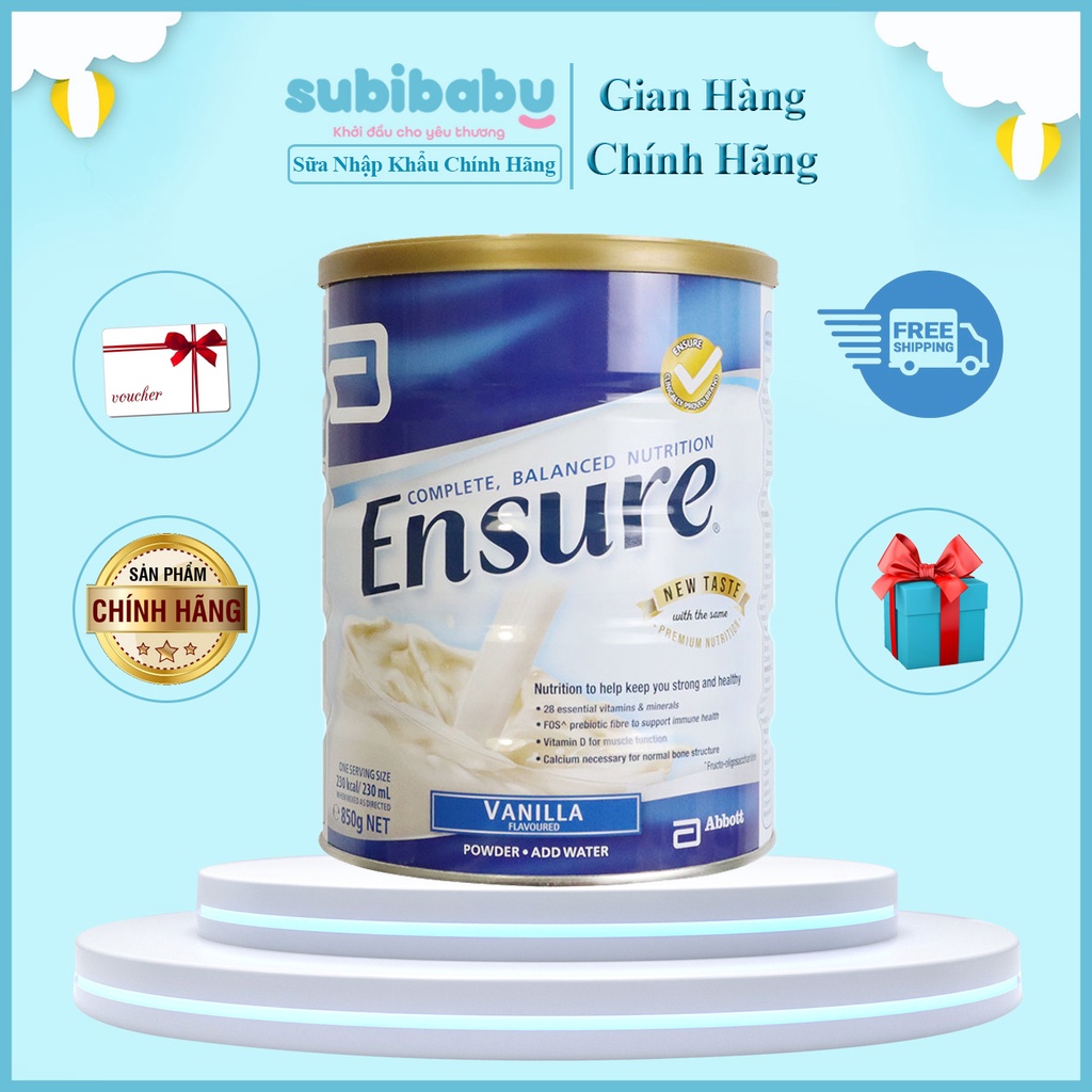 Sữa Ensure Vanilla hộp 850g