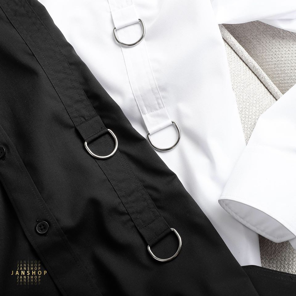 Áo sơ mi dài tay FAPAS có dây JANSHOP