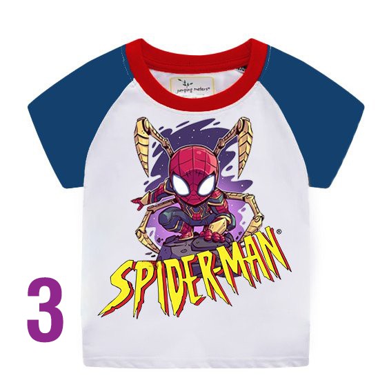 Áo phông cho bé mẫu SPIDER MAN
