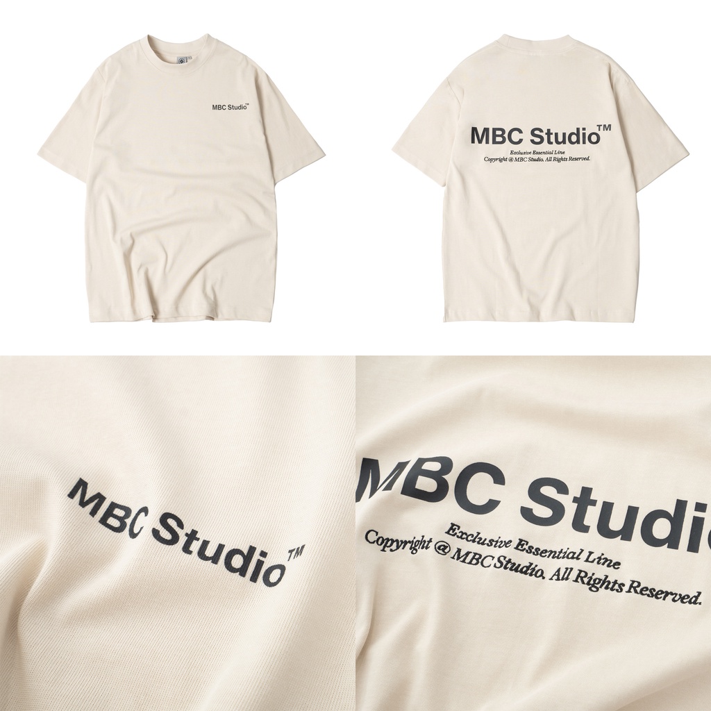 Áo Thun MBC Studio F/W 2022 Collection - Đen/Kem