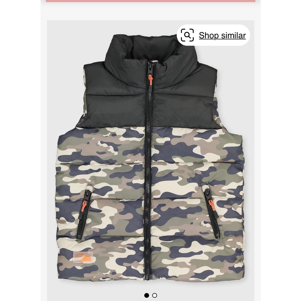 Áo phao gile bé trai TU