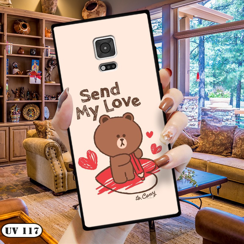 Ốp lưng điện thoại Samsung Galaxy Note 4  - lưng nhám viền dẻo