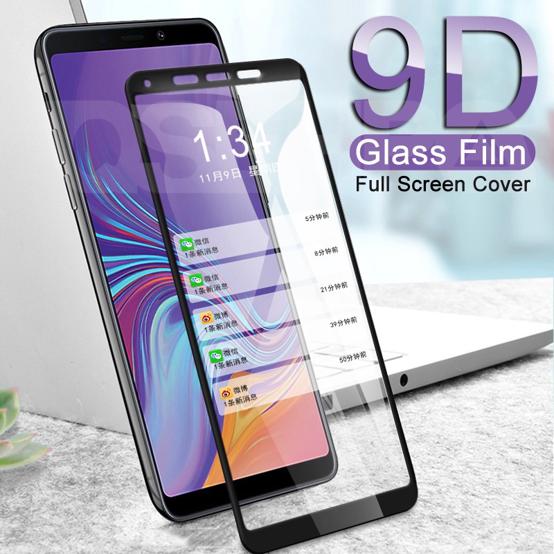 Kính cường lực toàn màn hình cho Samsung Galaxy Note 4 5 A5 A6 A7 A8 A9 Plus 2018 J3 J5 J7 2016 J4 J6 Plus J2 Prime