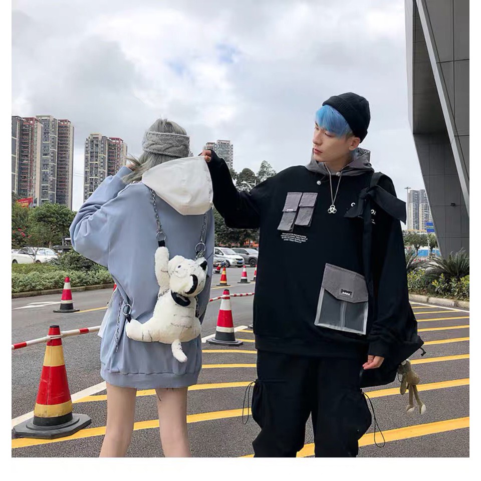 ÁO HOODIE CẶP ĐÔI PHOM RỘNG SIÊU XINH HGF897 | BigBuy360 - bigbuy360.vn