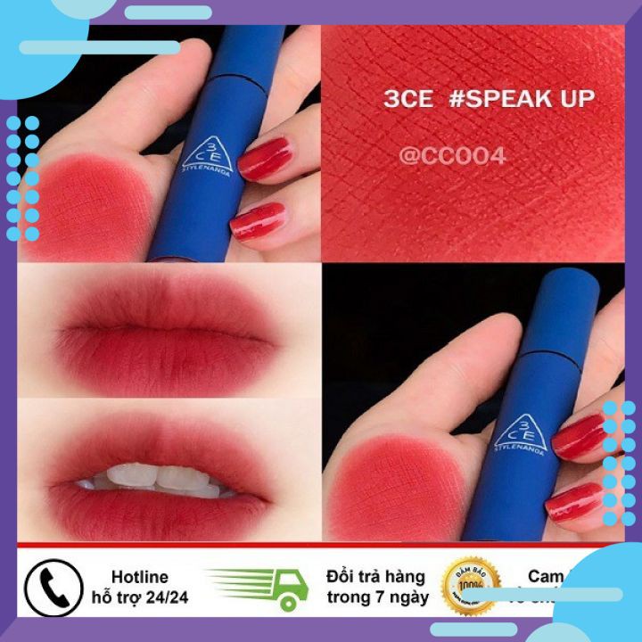 SON KEM SIÊU LÌ 3CE VỎ XANH - Son Kem Siêu Lì ⚡️ 𝐌𝐢𝐞̂̃𝐧 𝐏𝐡𝐢́ 𝐒𝐡𝐢𝐩 ⚡️